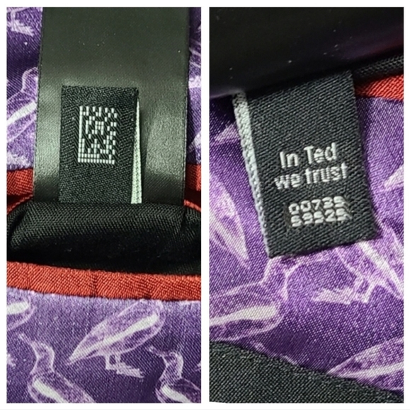 TED BAKER Popping' Modern Trim Fit Herringbone Sport Coat Mens Size Ted 6/ US 44 - Picture 15 of 16